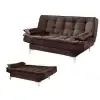  Sofá Cama Agatha Casal 3 Lugares com Encosto Reclinável - Foto 2