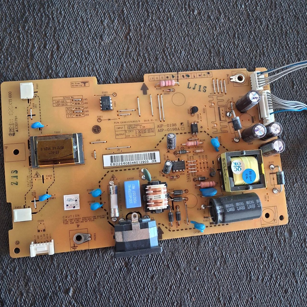 Placa fonte monitor LG W1946P