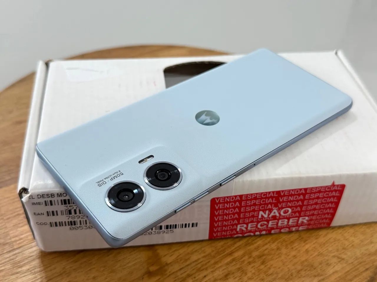 Moto Edge 50 Fusion 5G 256GB Azul NOVO - Foto 2