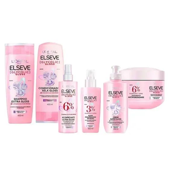 Kit Elseve Glycolic Gloss Kit  (PRODUTO NOVO, LACRADO)