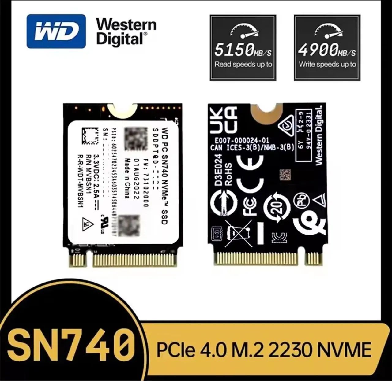SSD WD PC SN740 NVMe 1TB - Foto 3