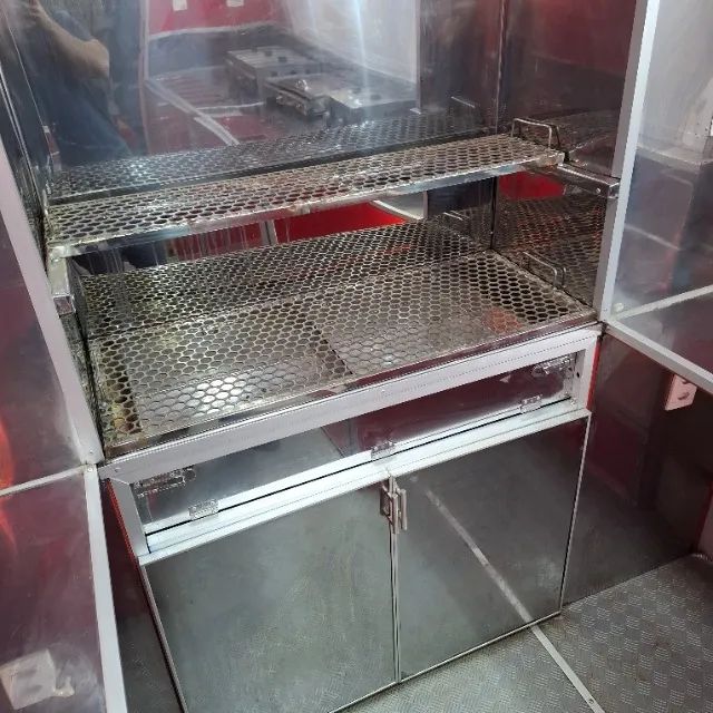 Trailer de lanche com churrasqueira em inox - Foto 5