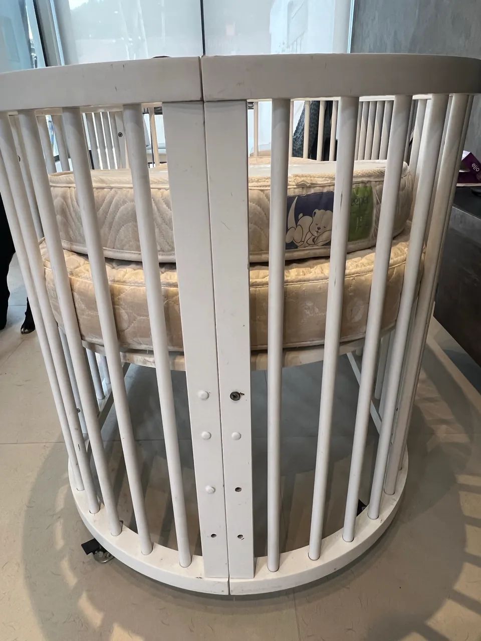 Berço Sleeper Crescer Branco Usado - Foto 3