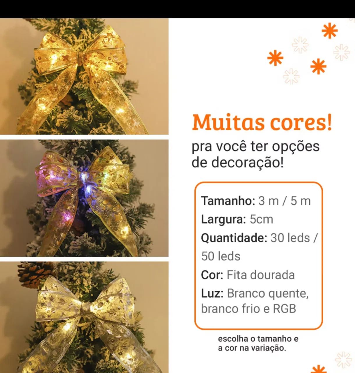 Fita decorativa com Led
