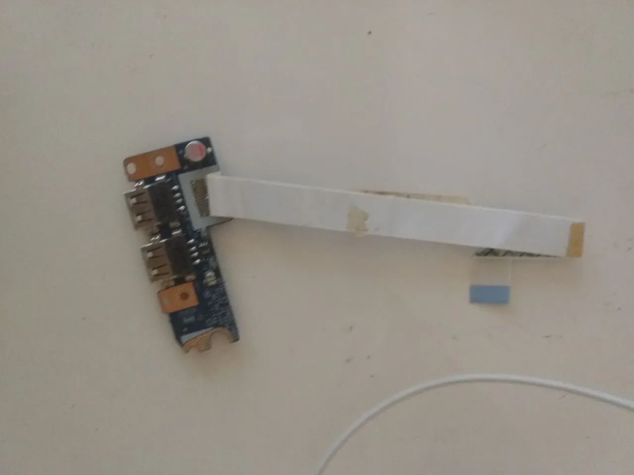 Placa com duas entradas USB para notebook. Modelo cabo flat 455nx6bolot usado - Foto 3
