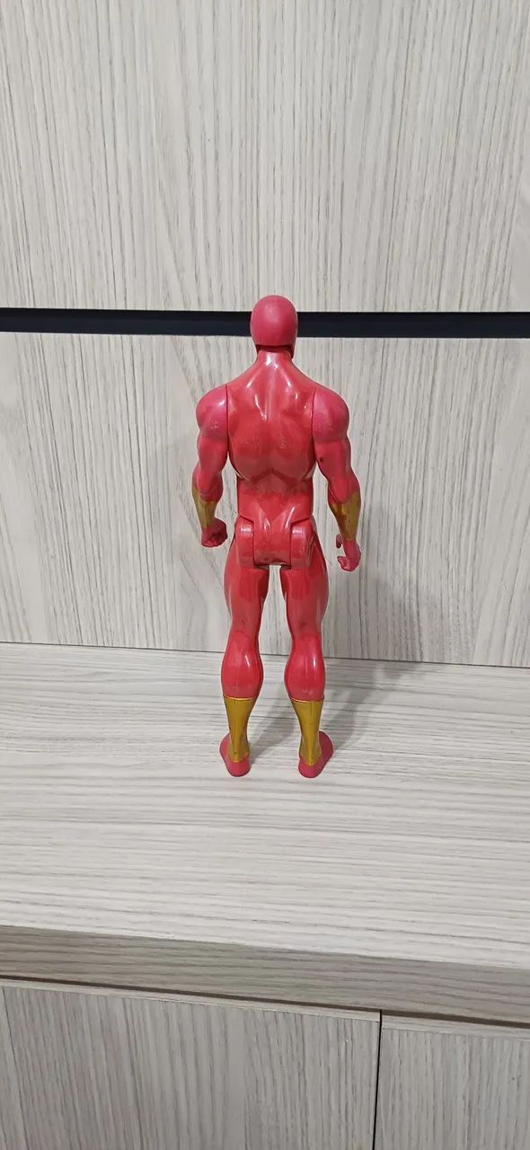 Boneco Homem-Aranha Vermelho e Dourado - Foto 4