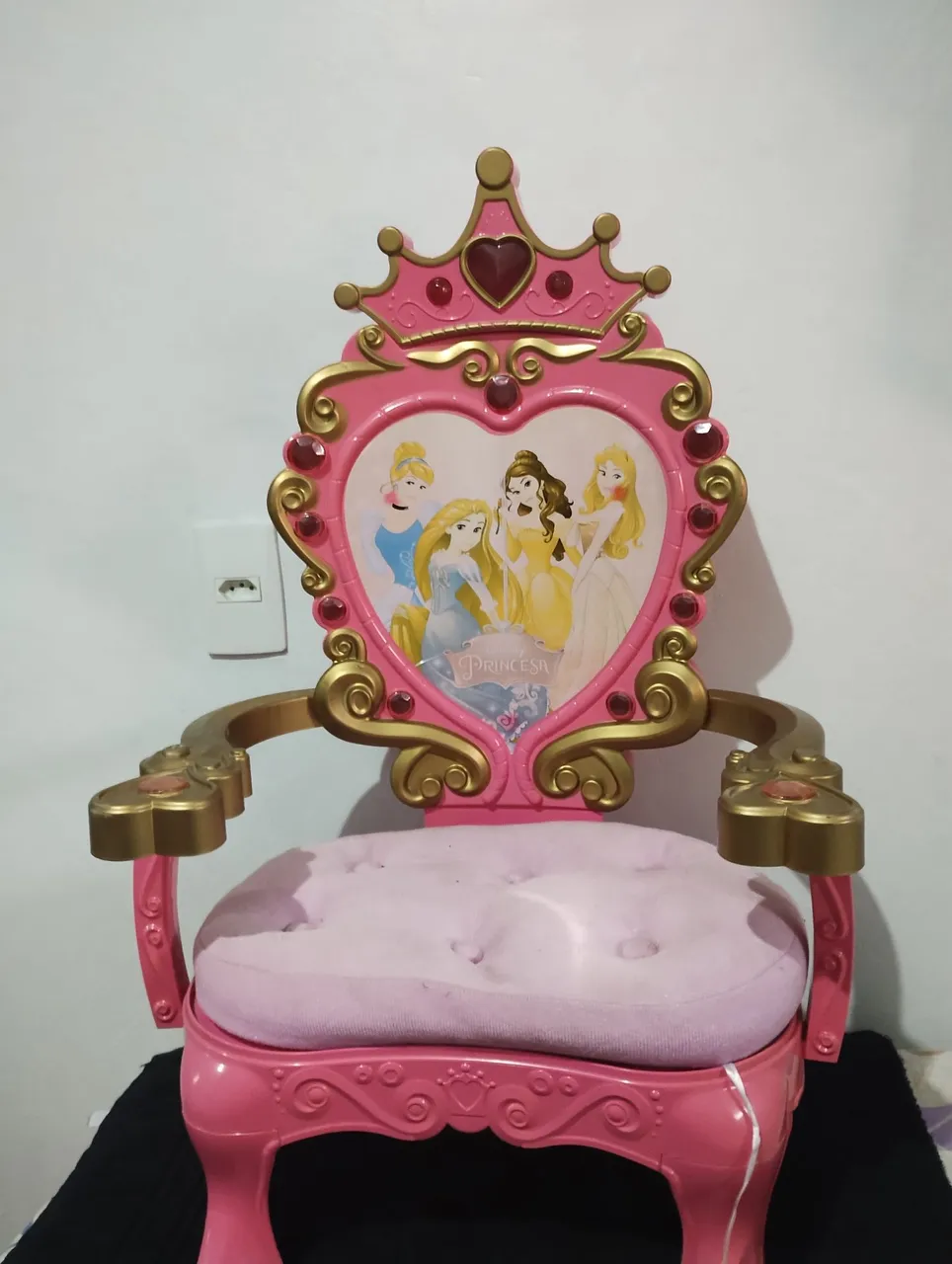 Cadeira Infantil Princesas - Rosa