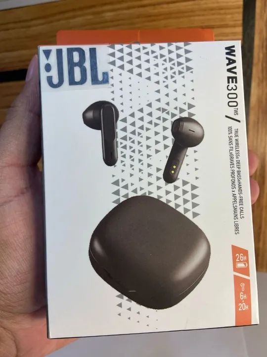 FONE JBL PRETO WAVE 300 TWS TRUE WIRELESS HEADPHONE - Foto 3