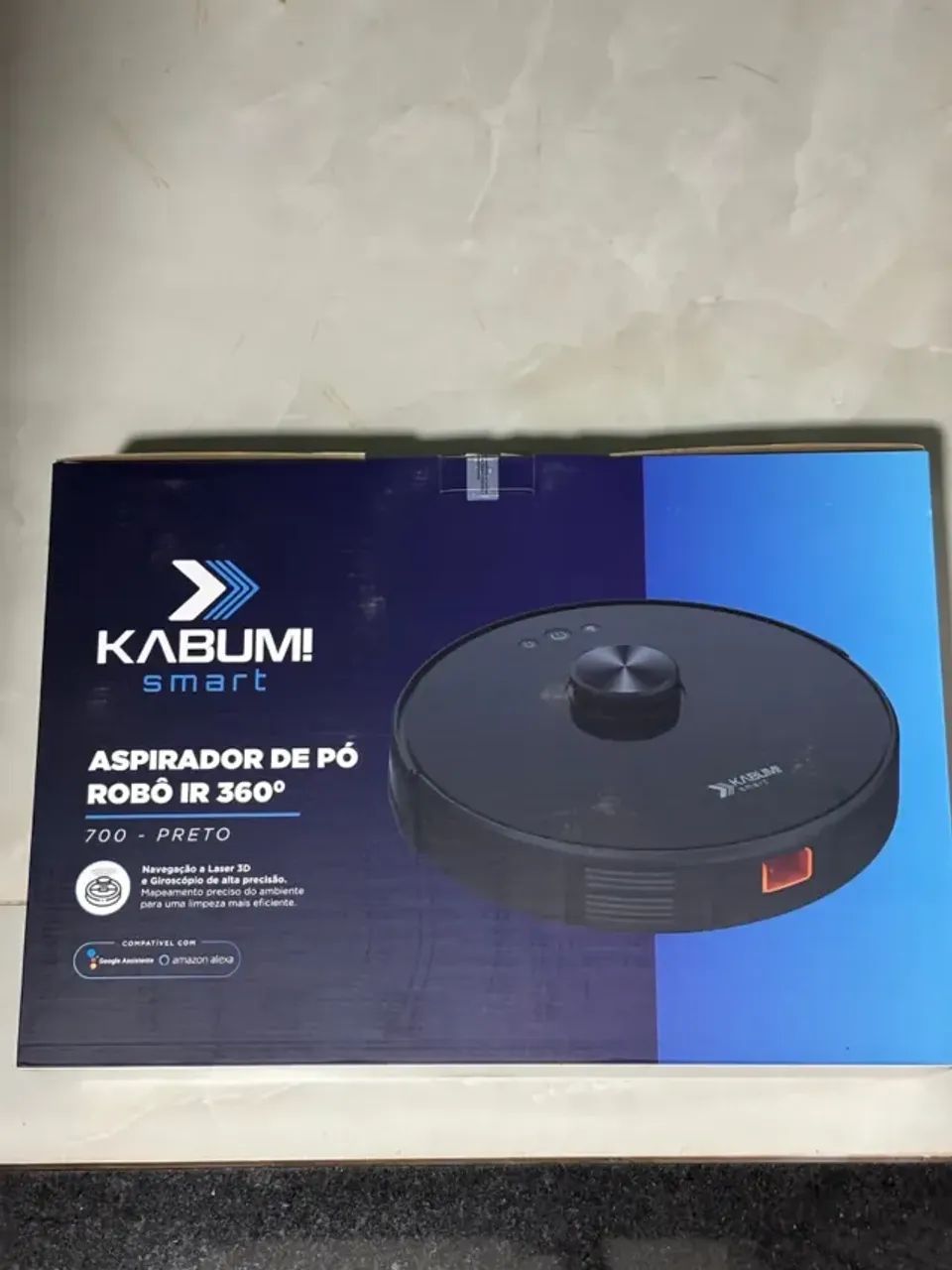 Robô Aspirador e Passa Pano Kabum Smart 700