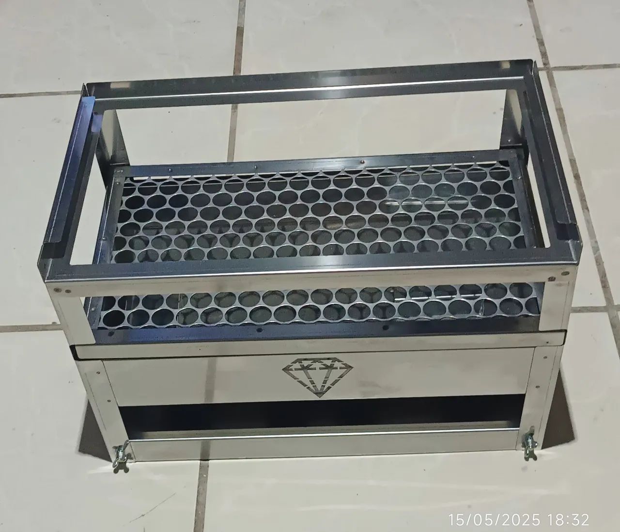 Churrasqueira a carvão Inox com Grelha Inox - Foto 3