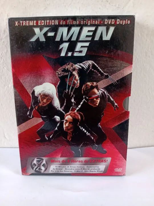 DVD com luva dos x-men 1.5