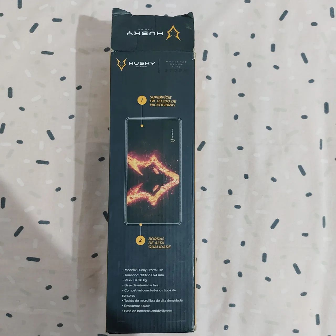 Mousepad Gamer Husky Gaming Storm, Fire, Speed, Extra Grande 900x290mm - Foto 3