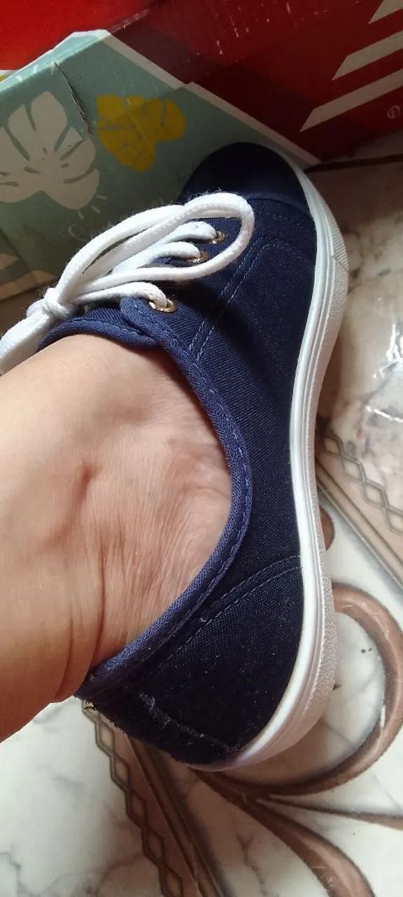 Tênis azul  - Foto 3