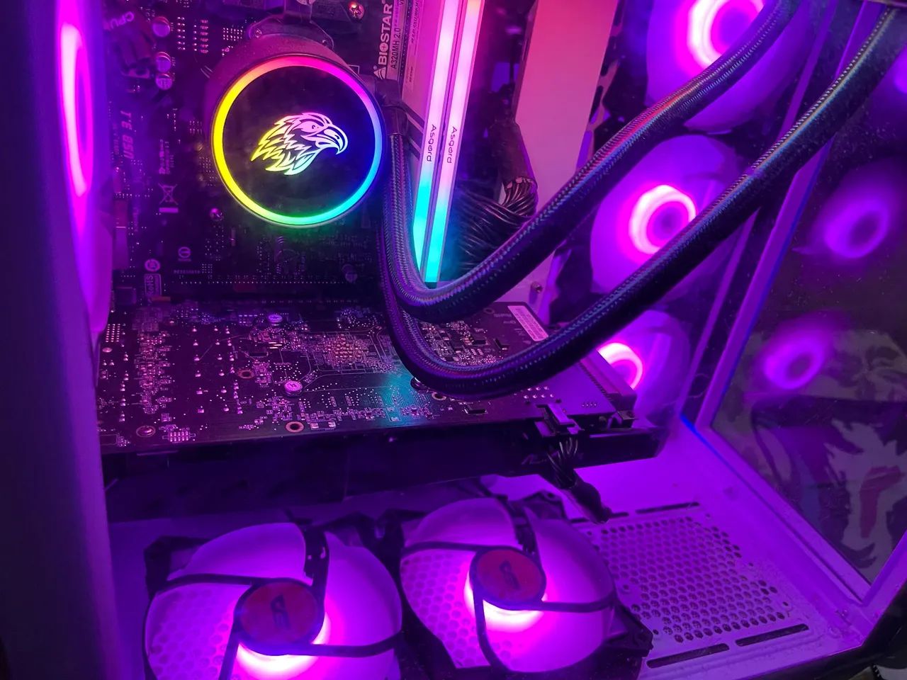 PC Gamer Ryzen 5 3600X - 16GB RAM - SSD 1T - FONTE 750 W MODULAR - RX 580 8G - Foto 5