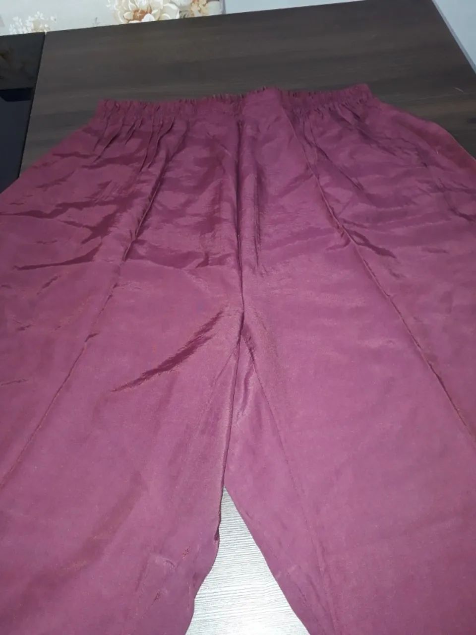 Calça Plus Size Cor Marsala - Foto 2