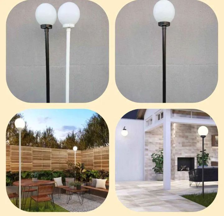 Poste de jardim com 1 globo - Foto 4