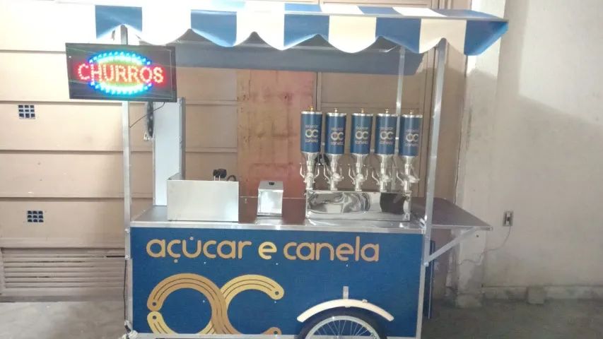 Carrinho de churros novo e outros modelos da fábrica Idealmaq - Foto 2