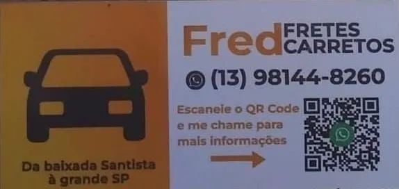 Carreto e frete para  baixada santista a grande sp.