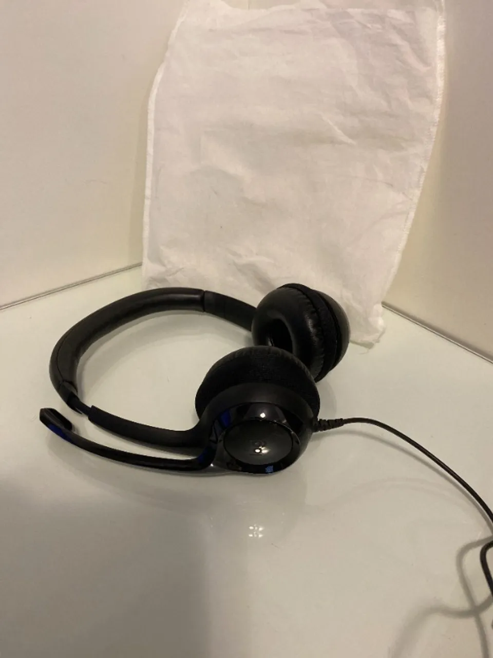 Headset Com Fio Usb Logitech H390 Preto
