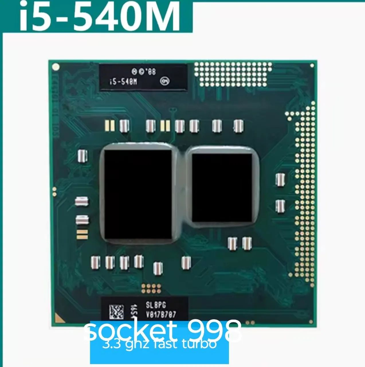 Processador Intel Core i7-620M 3.3Ghz p notebook samsung, acer, dell socket 998 -  - Foto 2