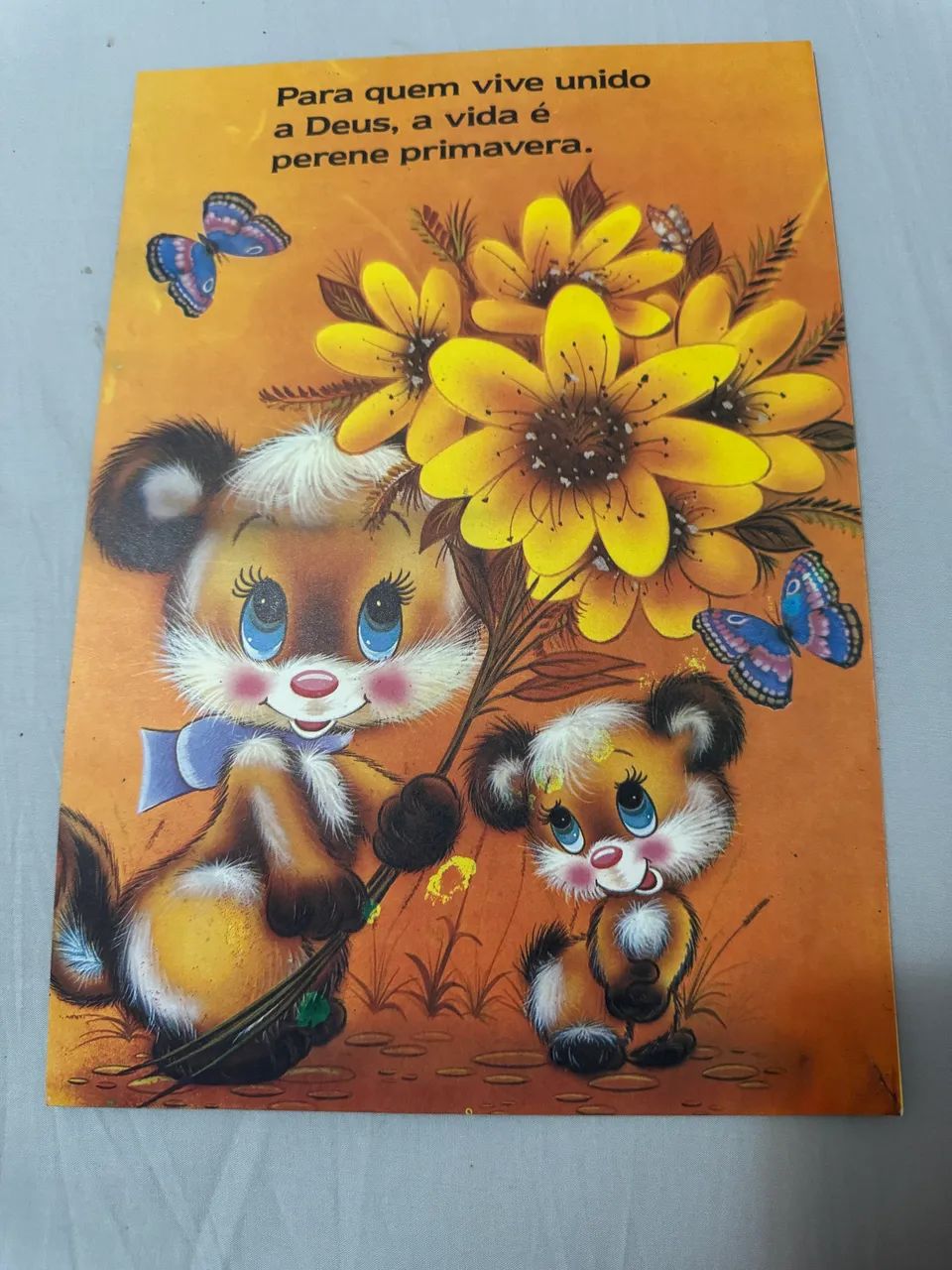 Kit dois lindos papéis de carta grande A4, raro da década de 80/90