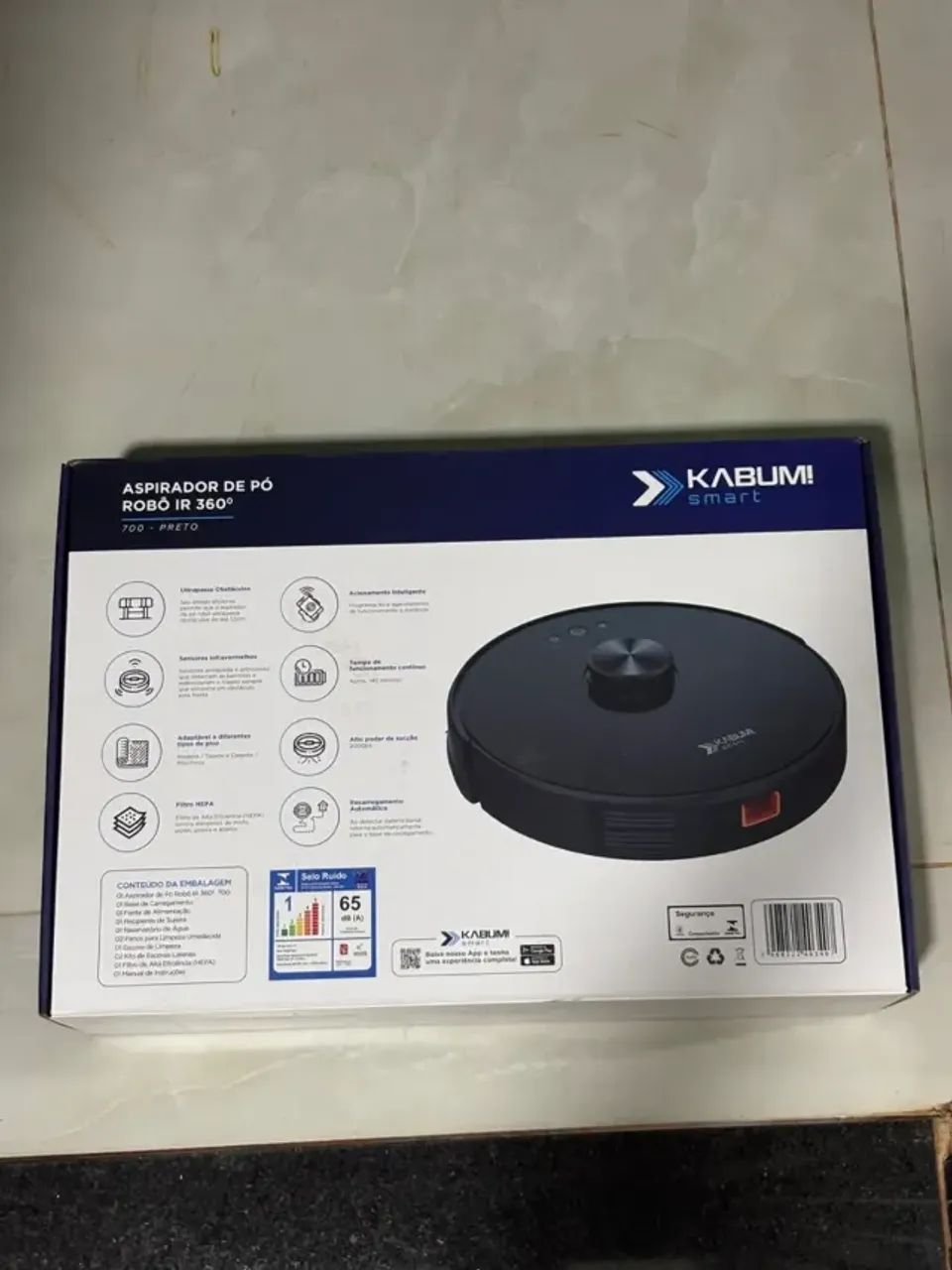 Robô Aspirador e Passa Pano Kabum Smart 700 - Foto 5