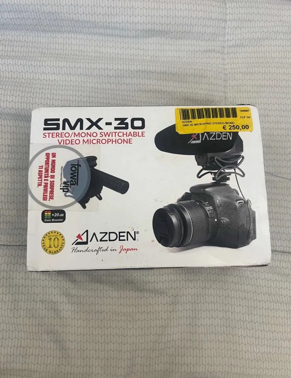 Microfone Azden SMX-30 Stereo/Mono para Câmera