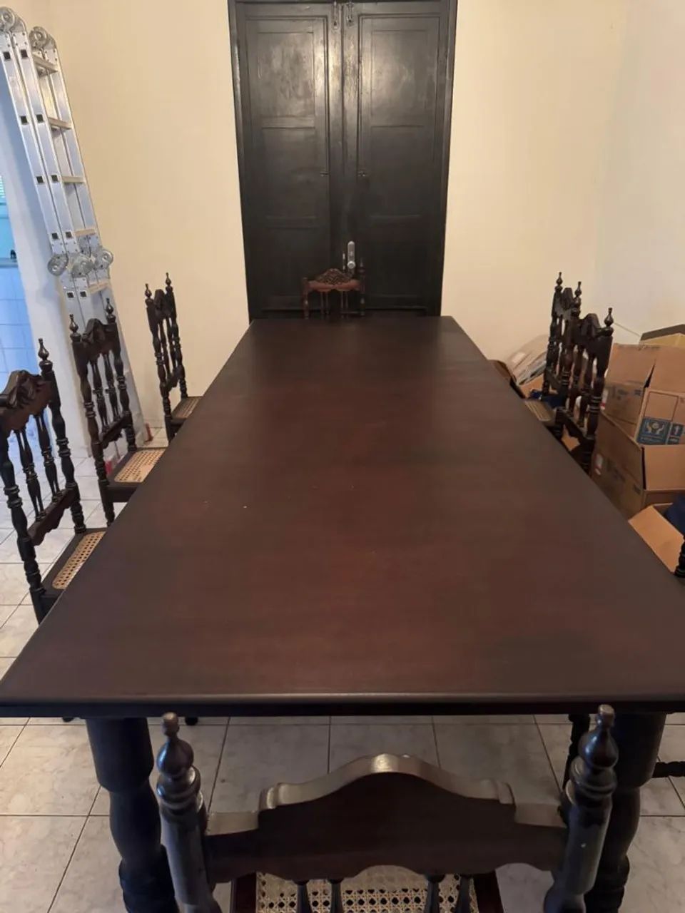 Mesa madeira 8 lugares  - Foto 2