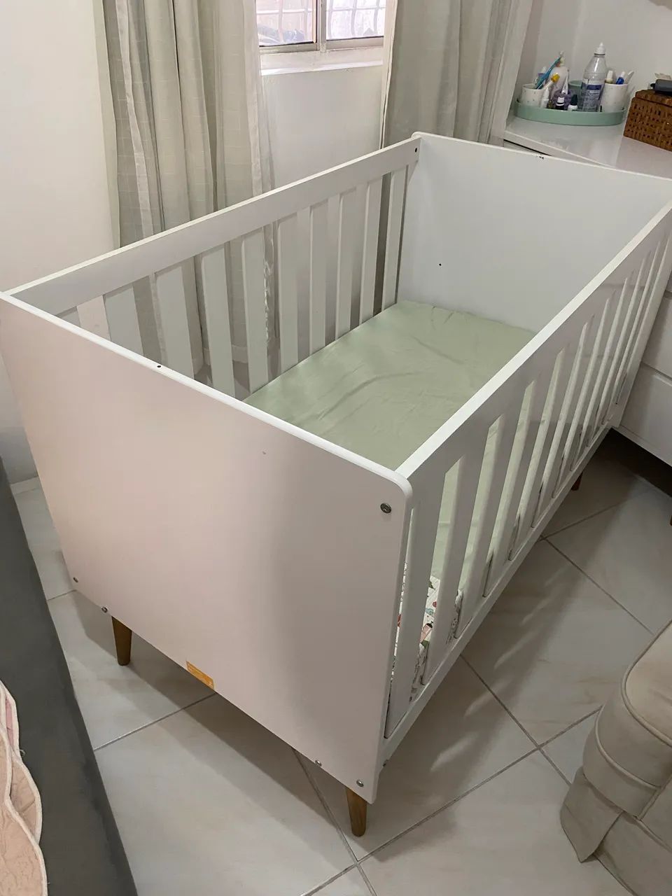 Berço infantil já com colchão