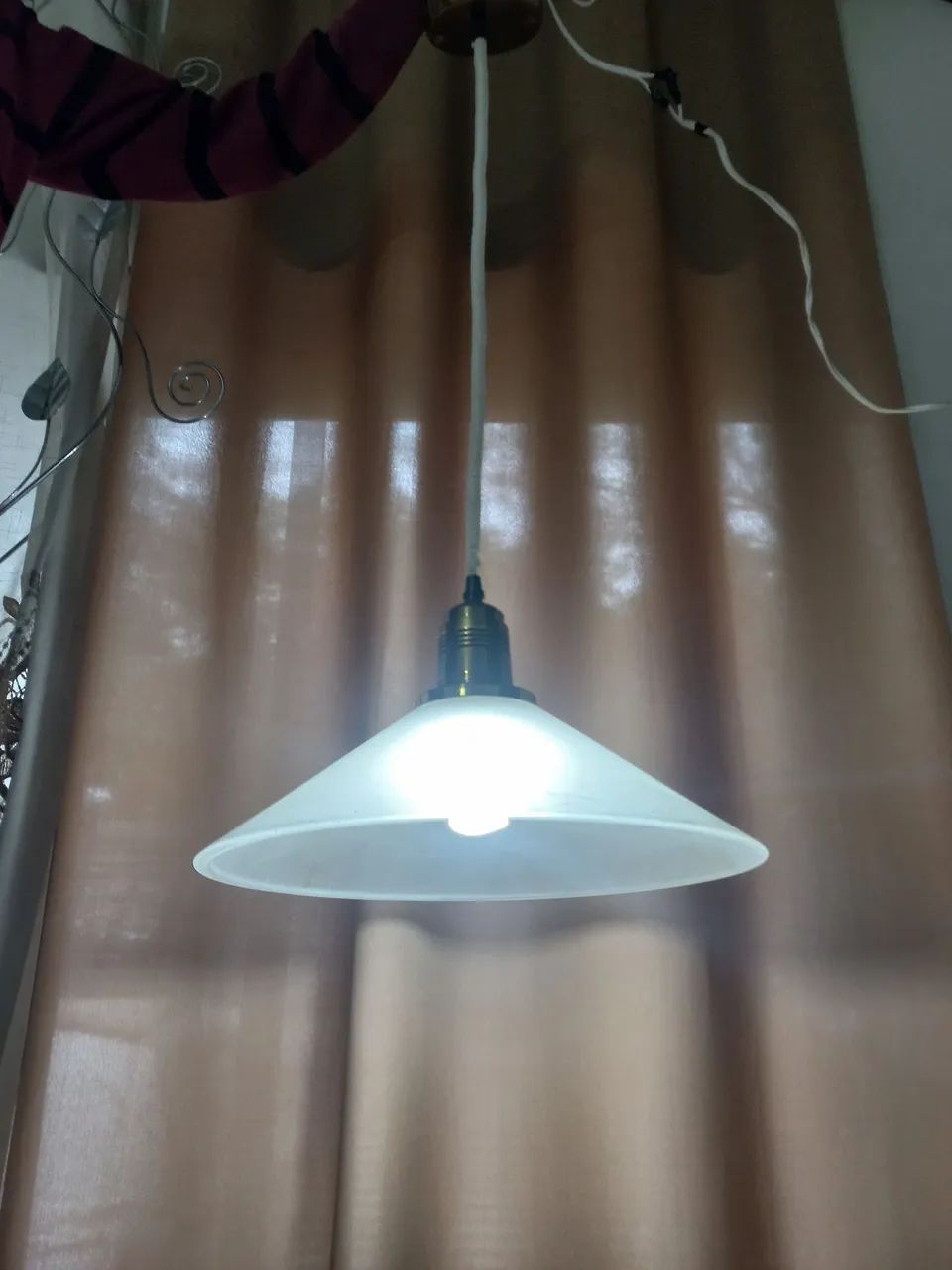 Luminária cúpula de vidro  - Foto 2