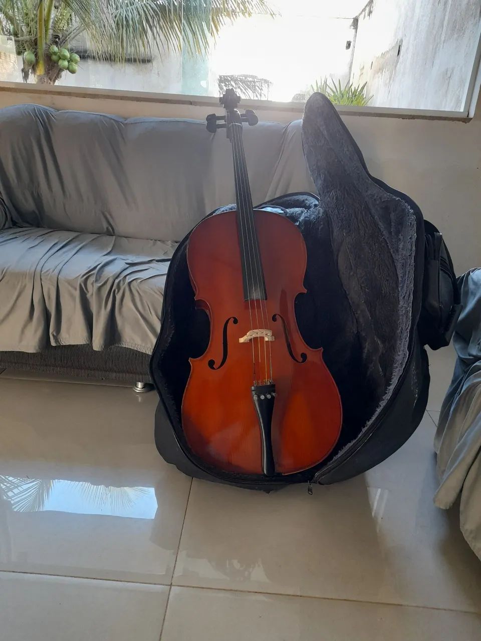 Violoncelo madeira maciça excelente estado de conservação  - Foto 2