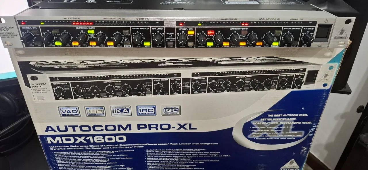 Compressor Ultra Com Pro MDX-1600 - Behringer - Equipamentos e