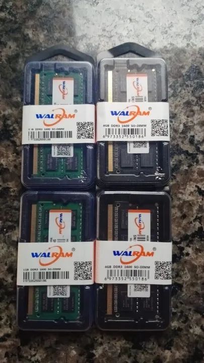 MEMÓRIA RAM DDR3 4 GB FREQUÊNCIA 1600 PRA NOTEBOOK  - Foto 2