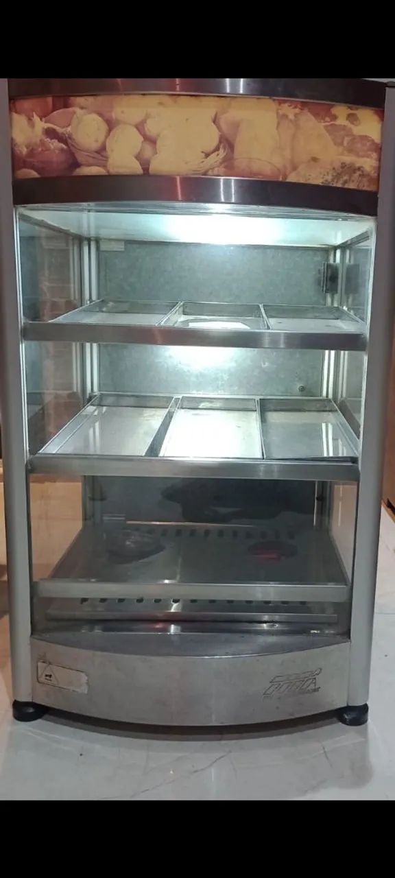 Estufa vitrine com 9 bandejas 