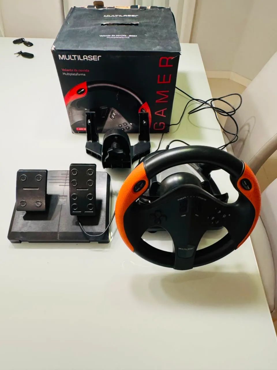 Volante gamer para Xbox one, PC, R$ 200,00. - Foto 3