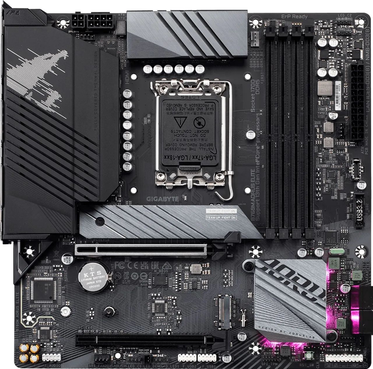 Placa Mãe Gigabyte B760M AORUS - Foto 2