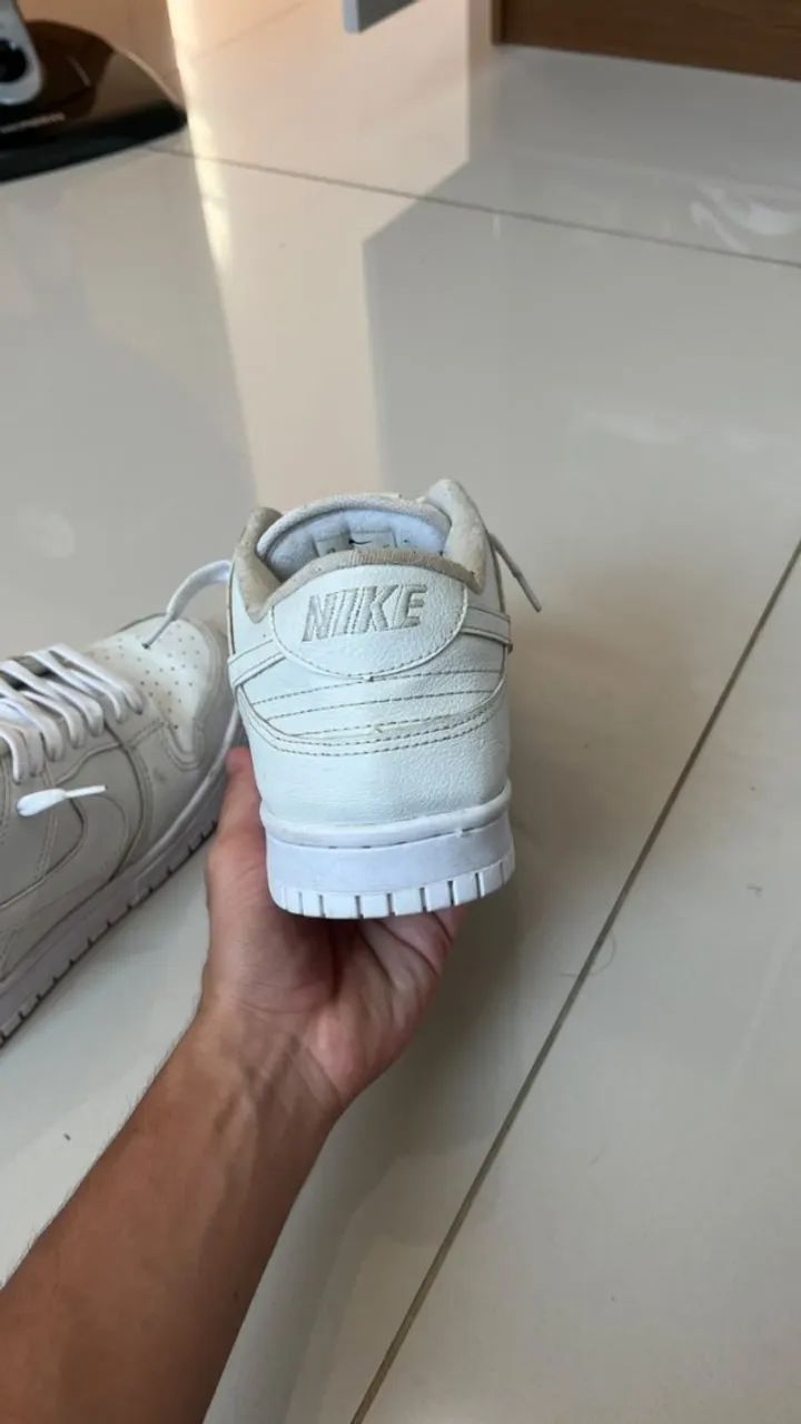 Nike SB Dunk Low Pro Branco - Foto 3