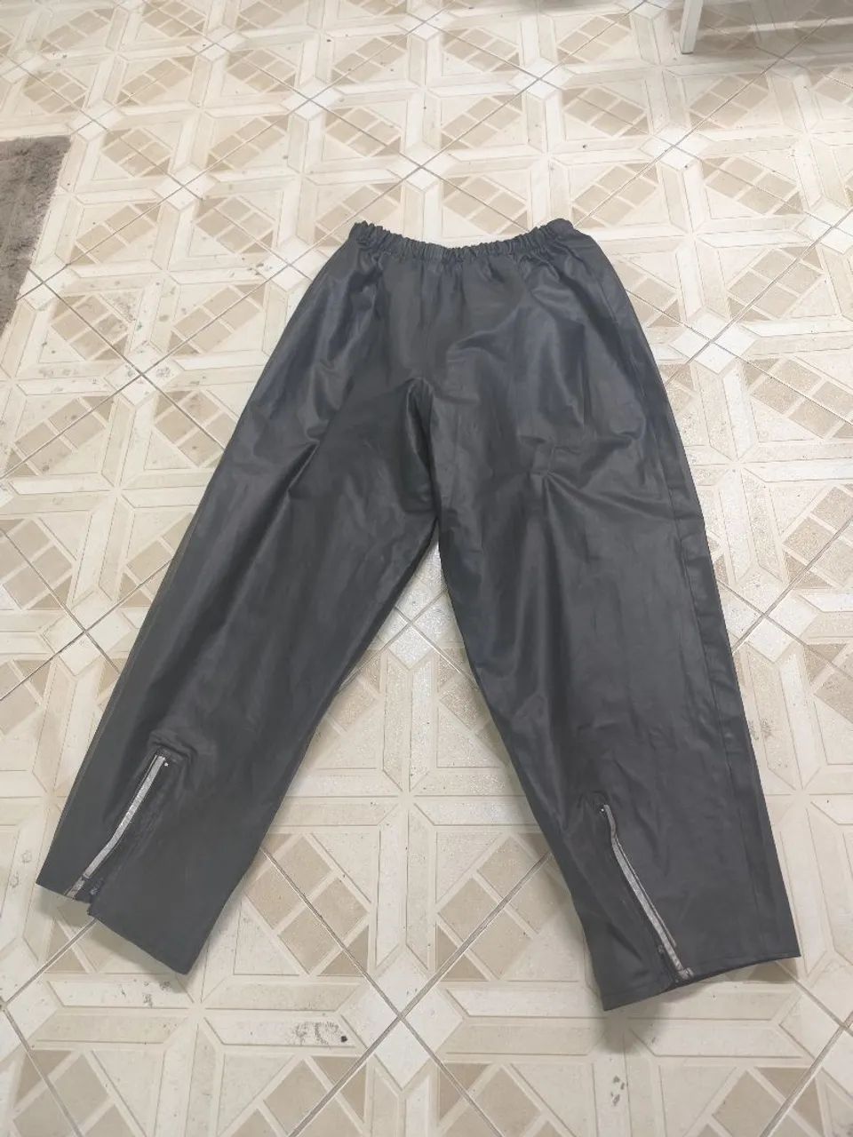Conjunto capa de chuva motoboy com bota