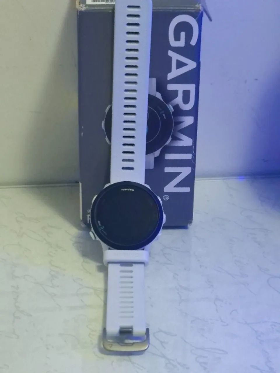Garmin Forerunner 55 Branco 30d de uso - Foto 2
