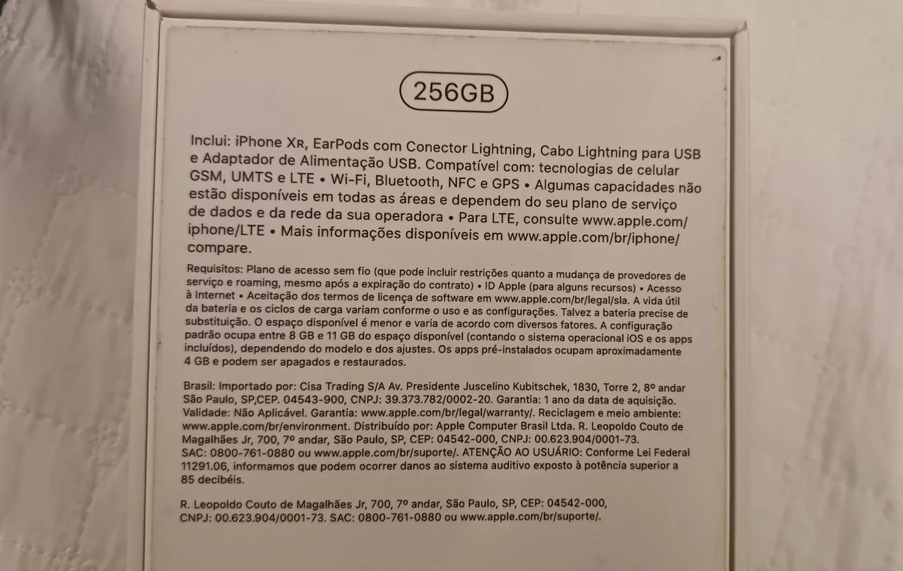 Iphone XR Branco em ótimo estado - Foto 3