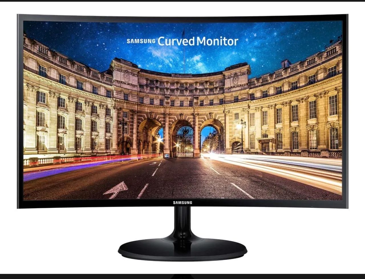 Monitor Samsung 24" tela curva full hd quase nunca usado - Foto 2