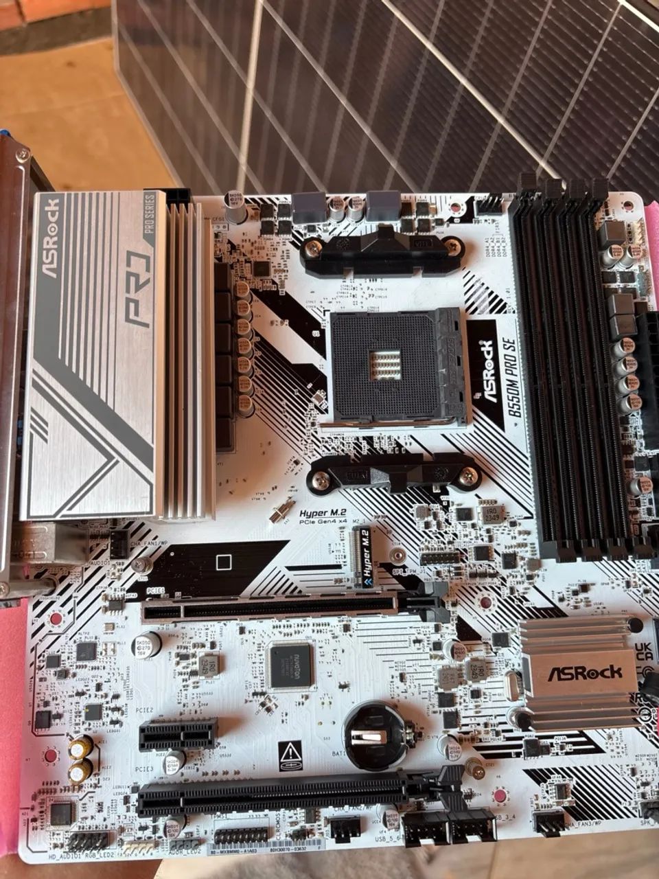 Placa mãe b550m + processador am4 - Foto 4