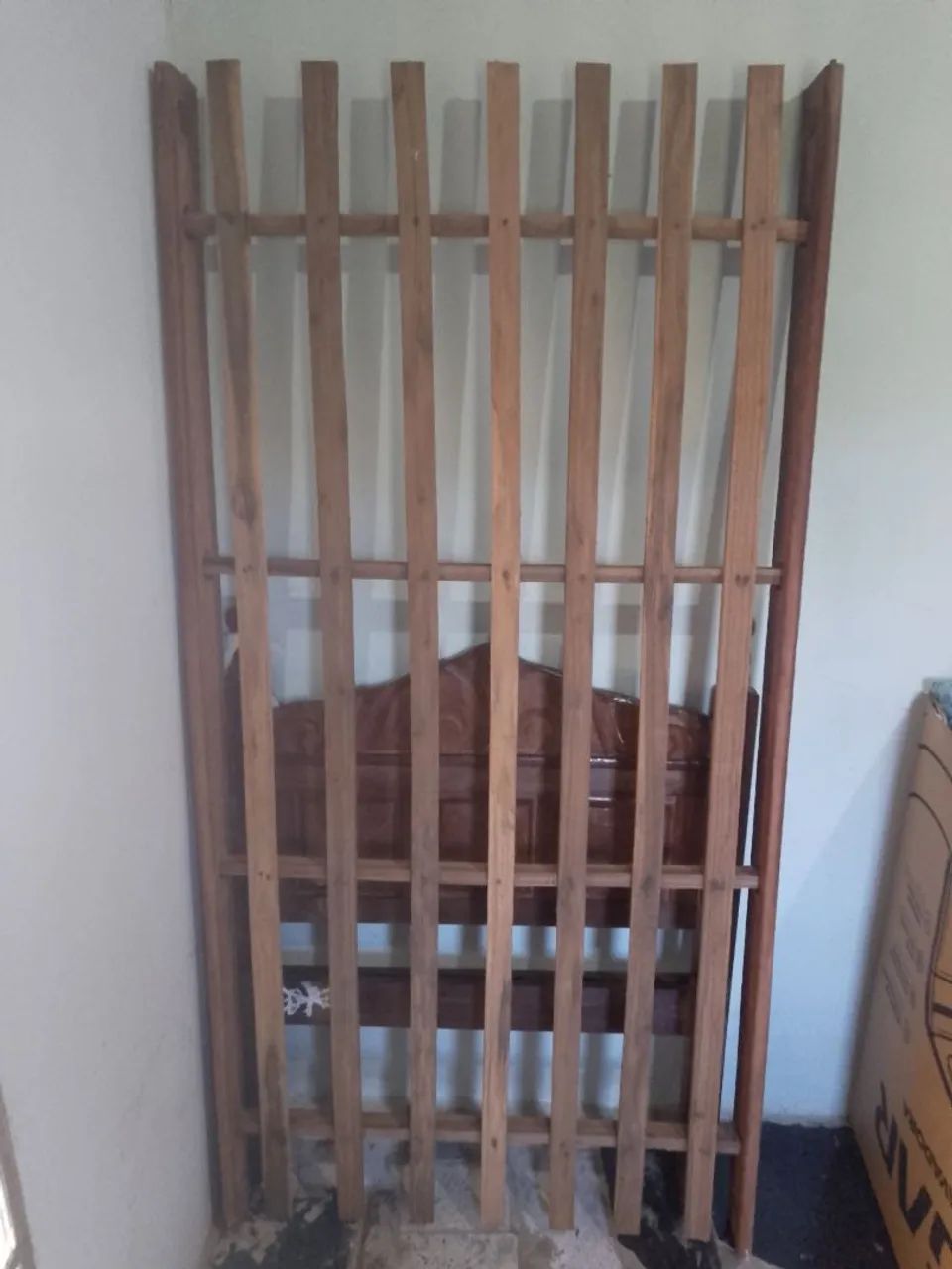 Cama de solteiro completa de sucupira  - Foto 4