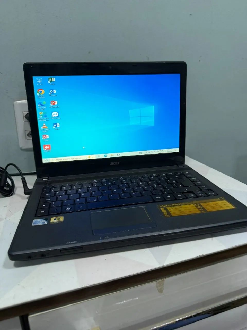 Notebook Acer 14 Pol Intel Dual Core 4GB HD 120GB Formatado com Pacote Office   - Foto 5