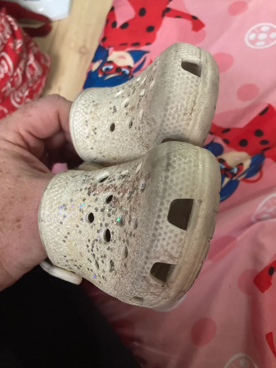 Combo Calçados Infantil - Tênis Adidas + Crocs Glitter (Original)