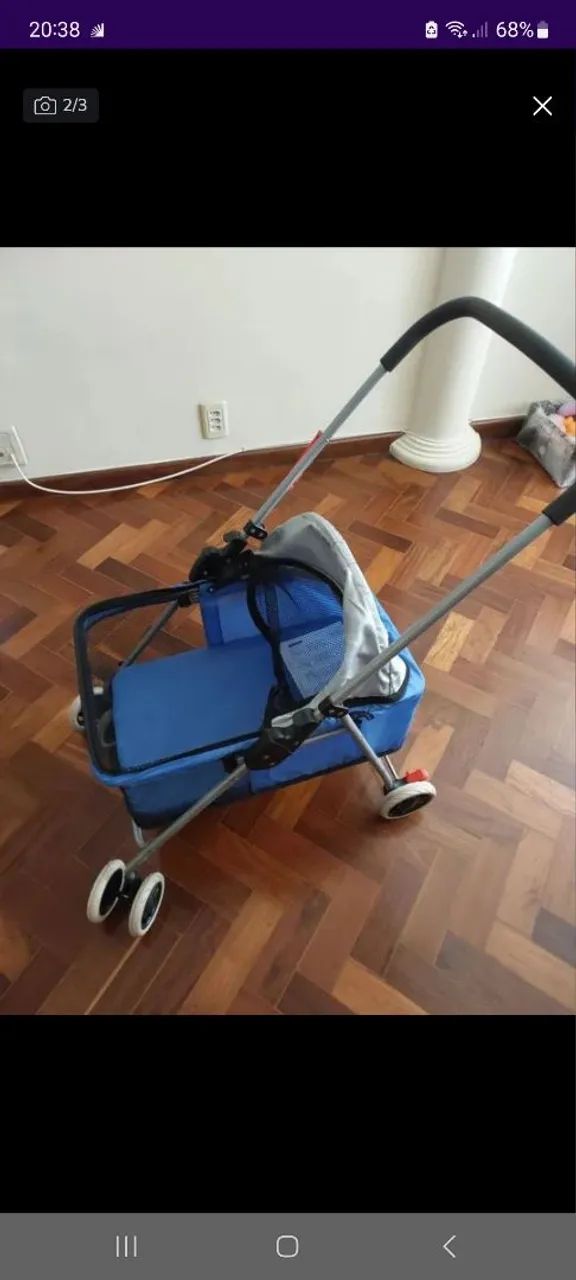 Carrinho de passeio para pets  - Foto 3