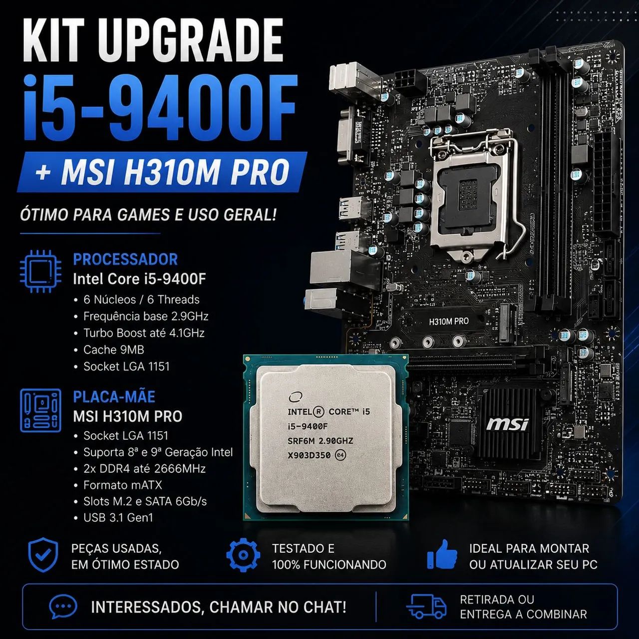 Placa mãe + i5