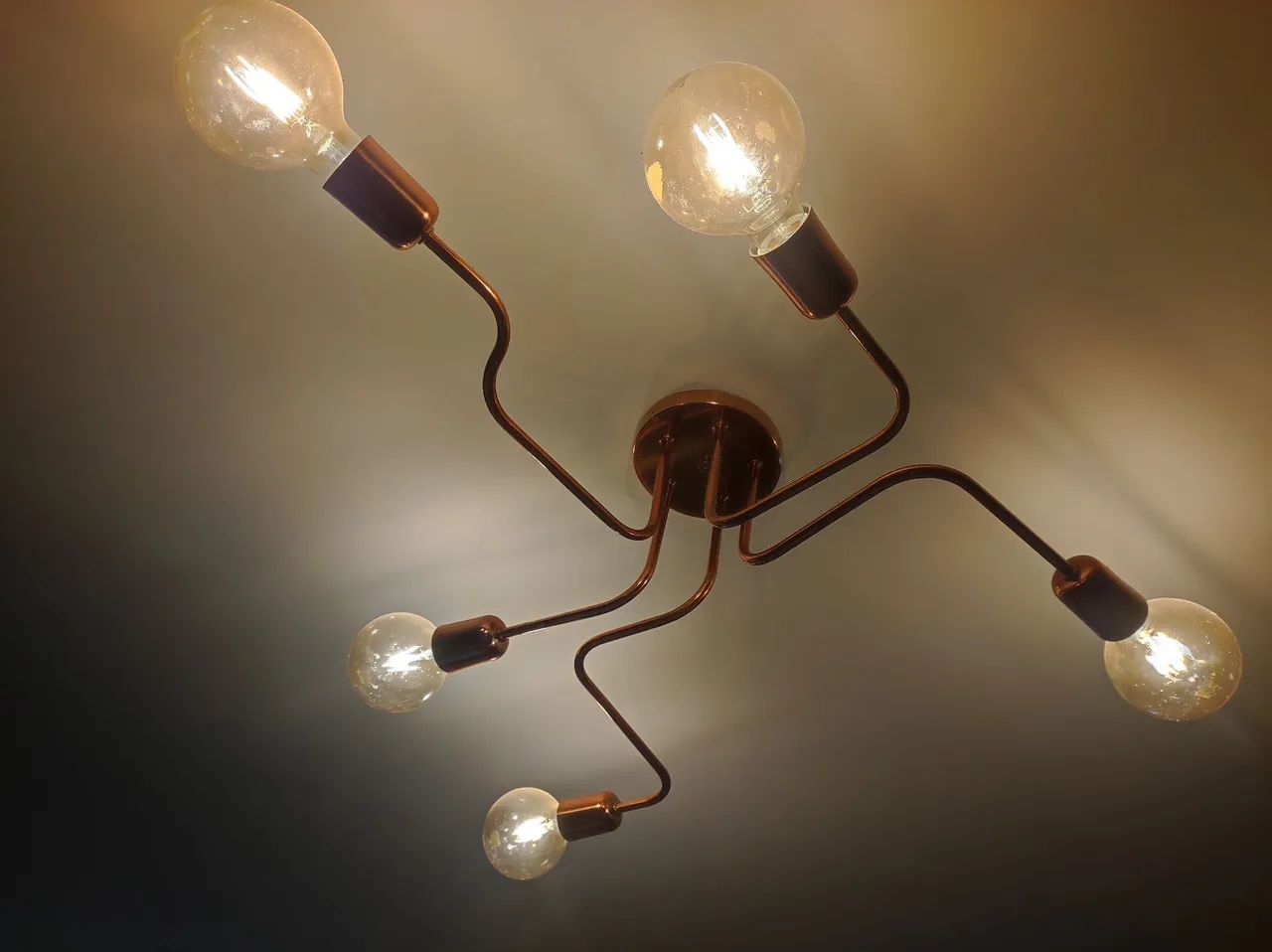 Lustre com Lâmpadas Filete 