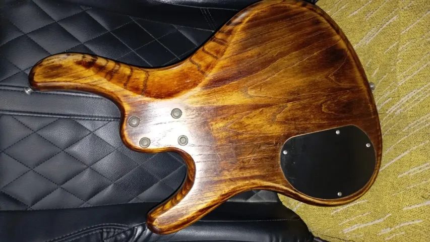 Corpo Ash Baixo Ibanez EDB555 Circuito completo Seymour Duncan  - Foto 3
