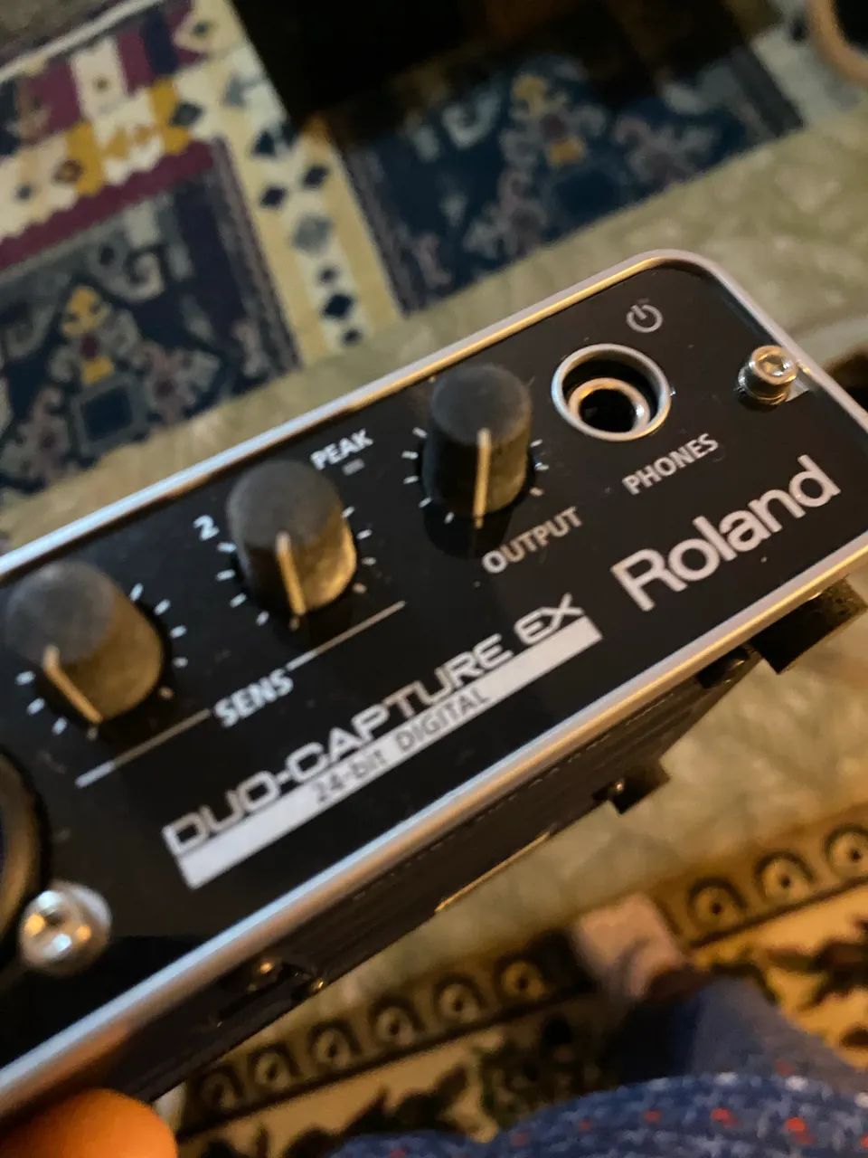 Interface de áudio roland duo